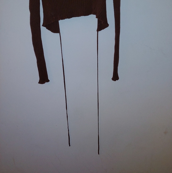 Brown aeropostale wrap top - Picture 4 of 6